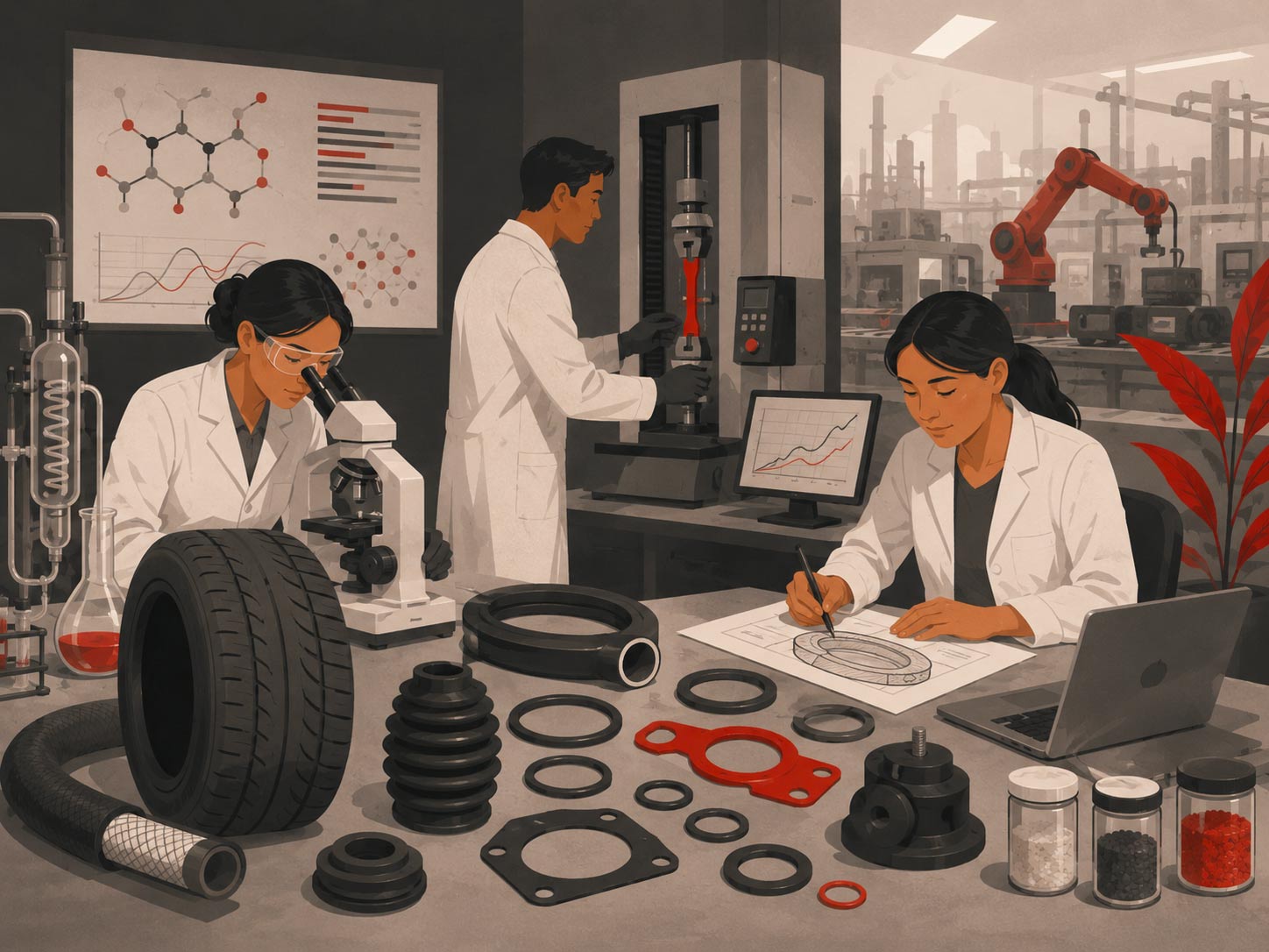 Synthetic elastomers